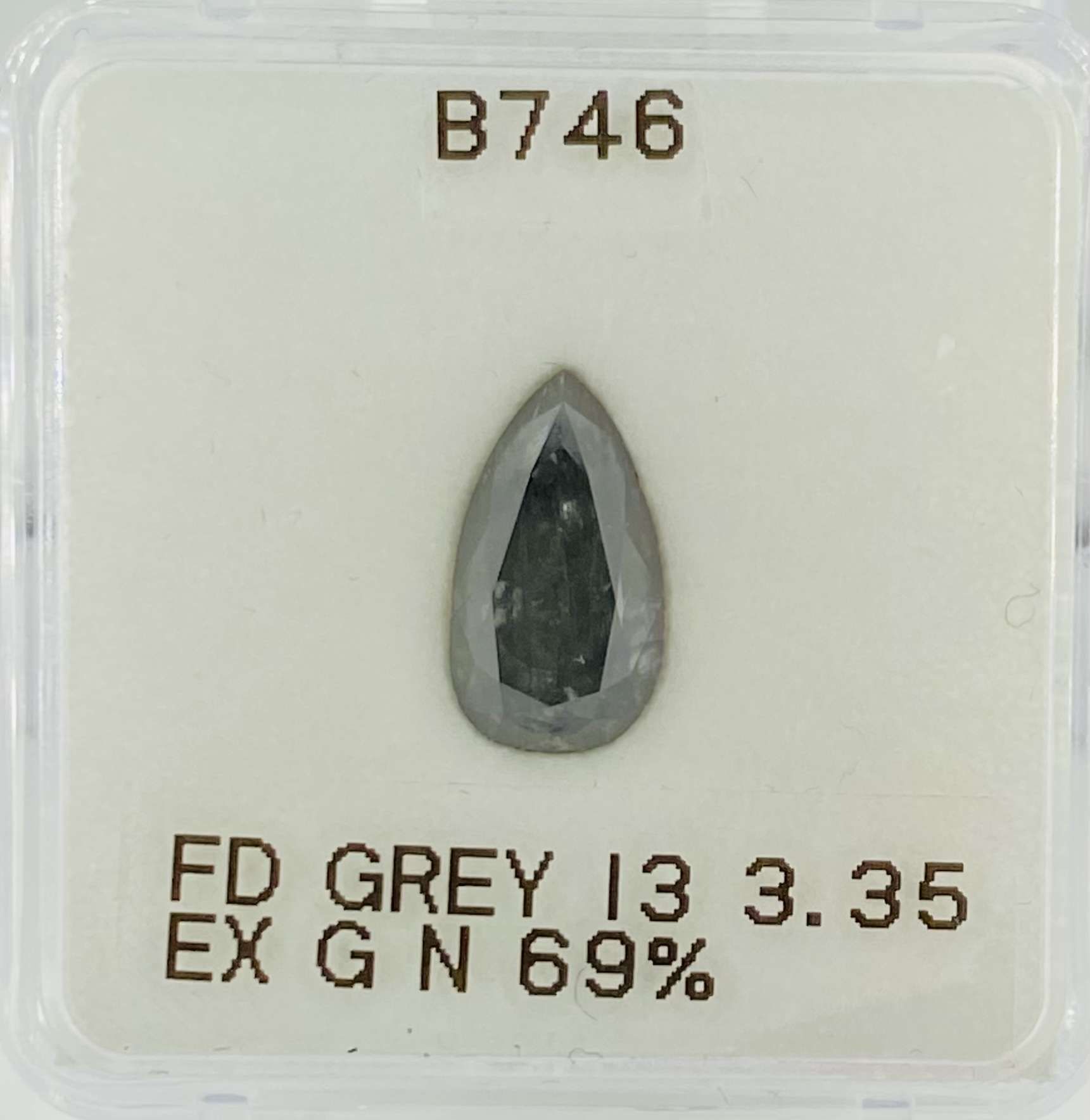 3.35ct  I3 PEAR