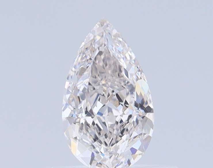 0.51 ct Přírodní Barevný Pear VVS2