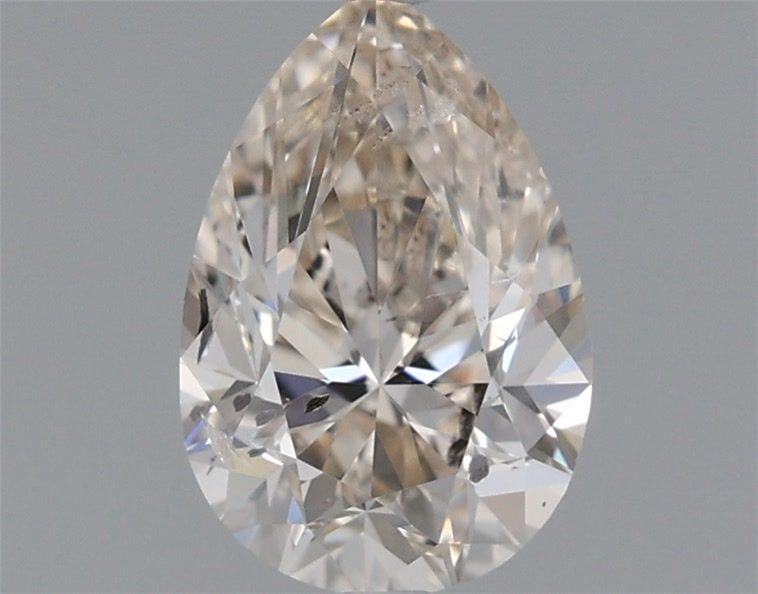 0.7 ct Přírodní Pear L I1