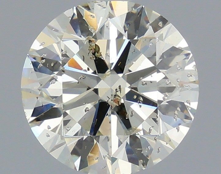 1.7 ct Naturale Round brilliant N I2