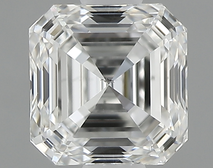 0.5 ct Přírodní Asscher F SI1