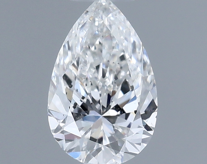 0.33 ct Přírodní Pear F SI1
