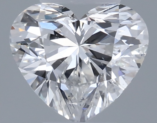 0.37 ct Přírodní Heart F SI1