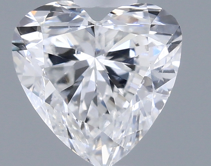 0.37 ct Přírodní Heart F SI1