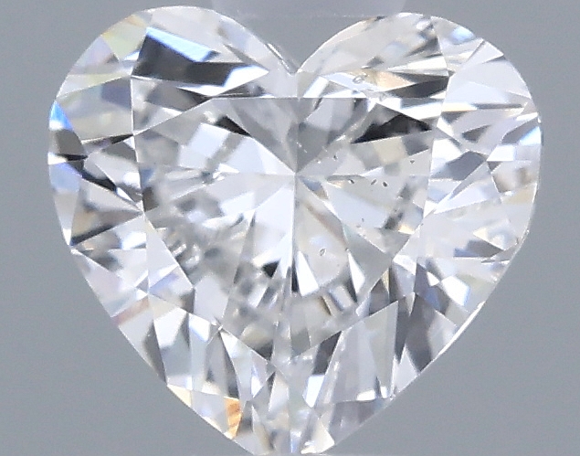 0.37 ct Přírodní Heart F SI1