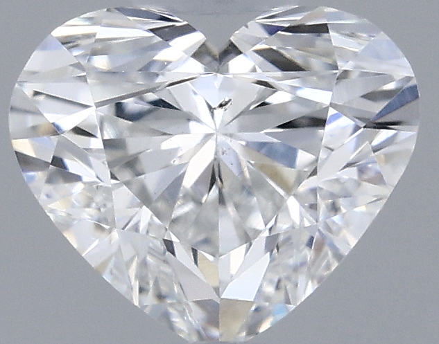 0.37 ct Přírodní Heart F SI1