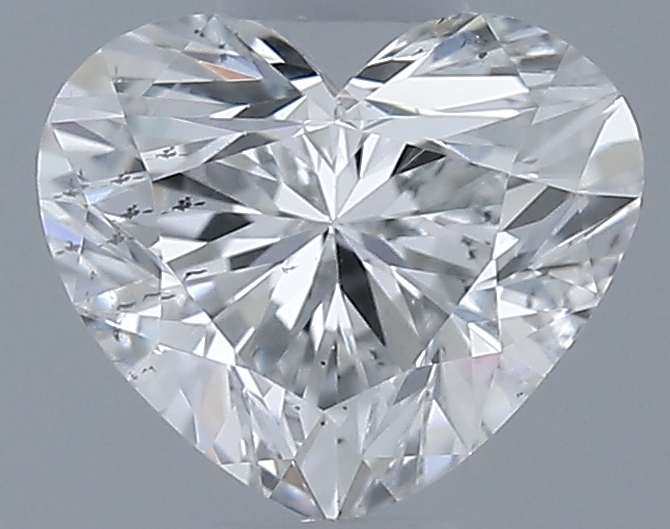 0.38 ct Přírodní Heart F SI1