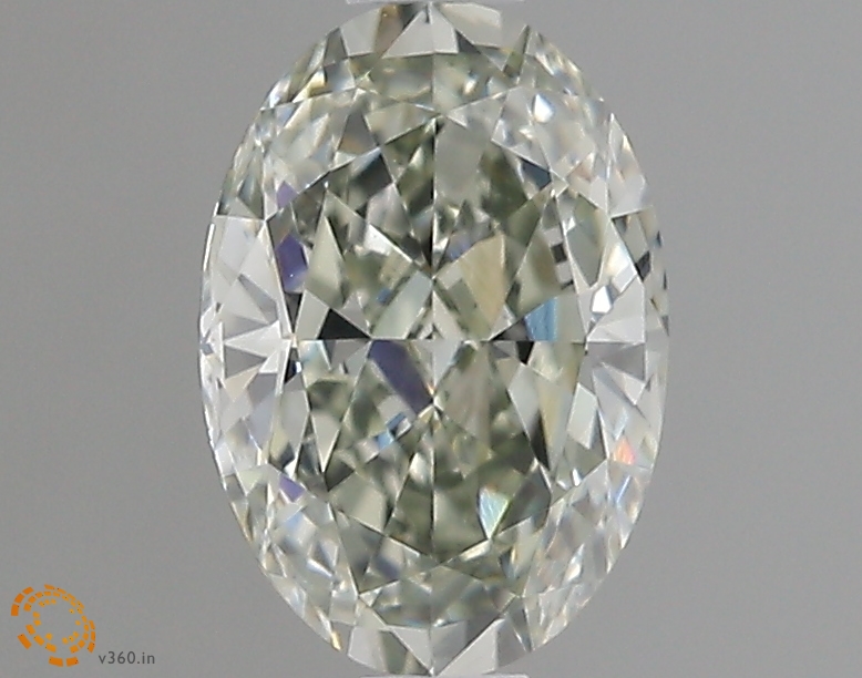 0.9 ct Přírodní Barevný Oval FANCY VS1