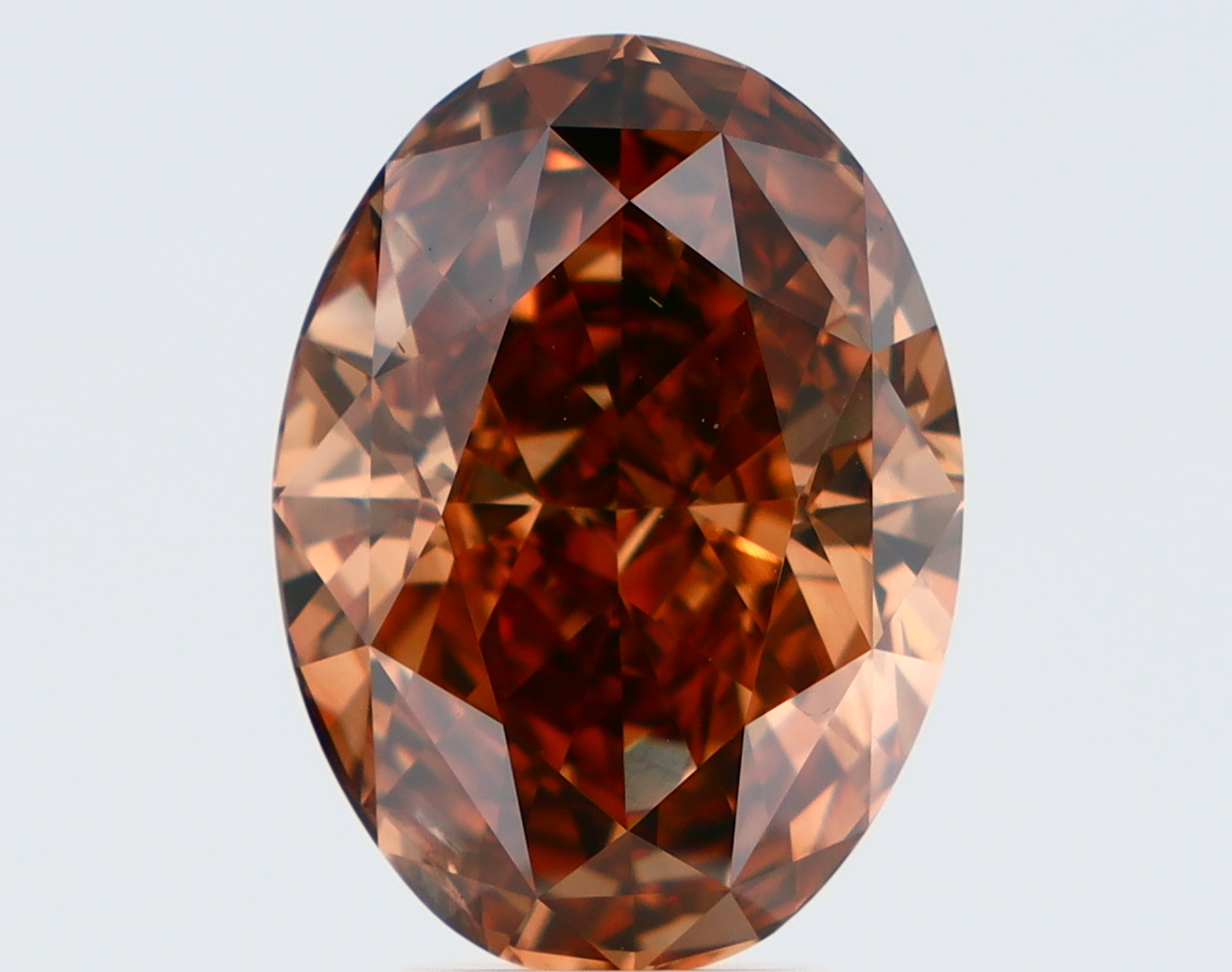 5.02 ct Natural Fancy Oval SI2
