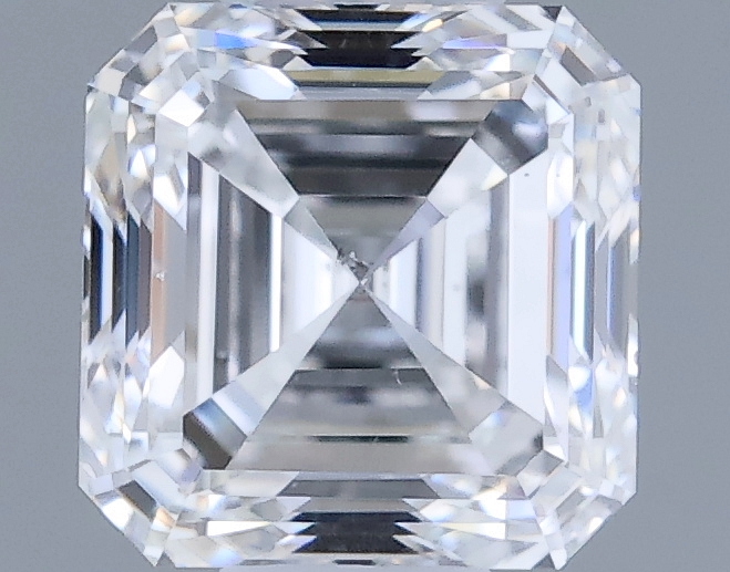 0.51 ct Přírodní Asscher E SI1