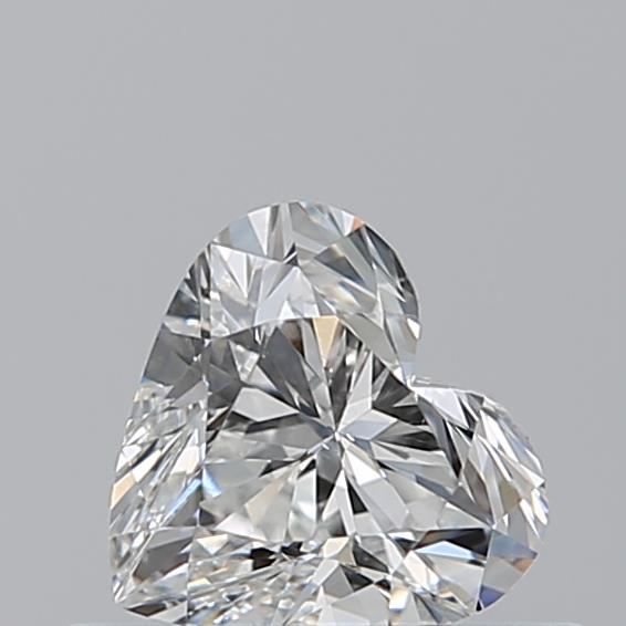 0.5 ct Looduslik Heart F VS2