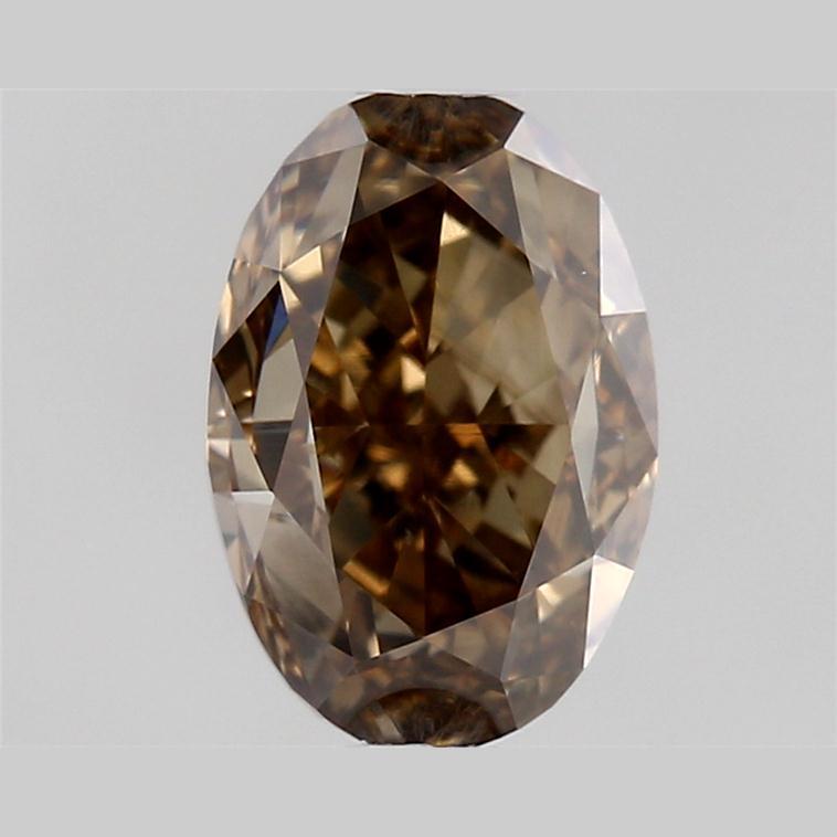 1.01 ct Натуральний Fancy Oval FC VS2