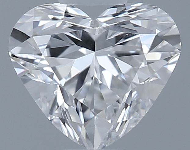 0.37 ct Přírodní Heart F SI1