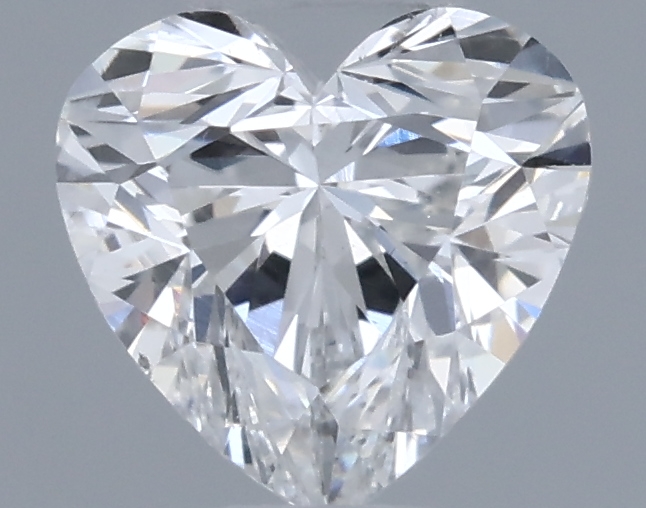 0.37 ct Přírodní Heart F SI1