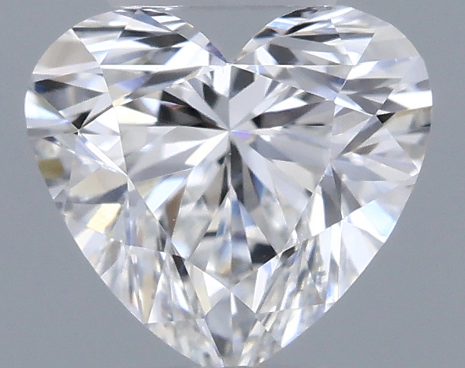 0.33 ct Přírodní Heart F SI1