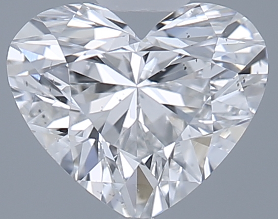 0.4 ct Přírodní Heart F SI1