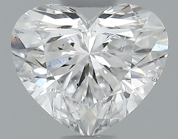 0.51 ct Přírodní Heart D SI1