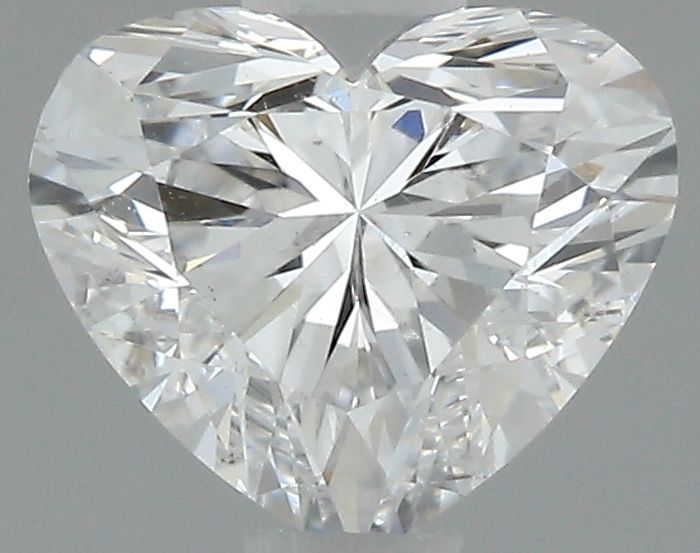 0.51 ct Přírodní Heart D SI1