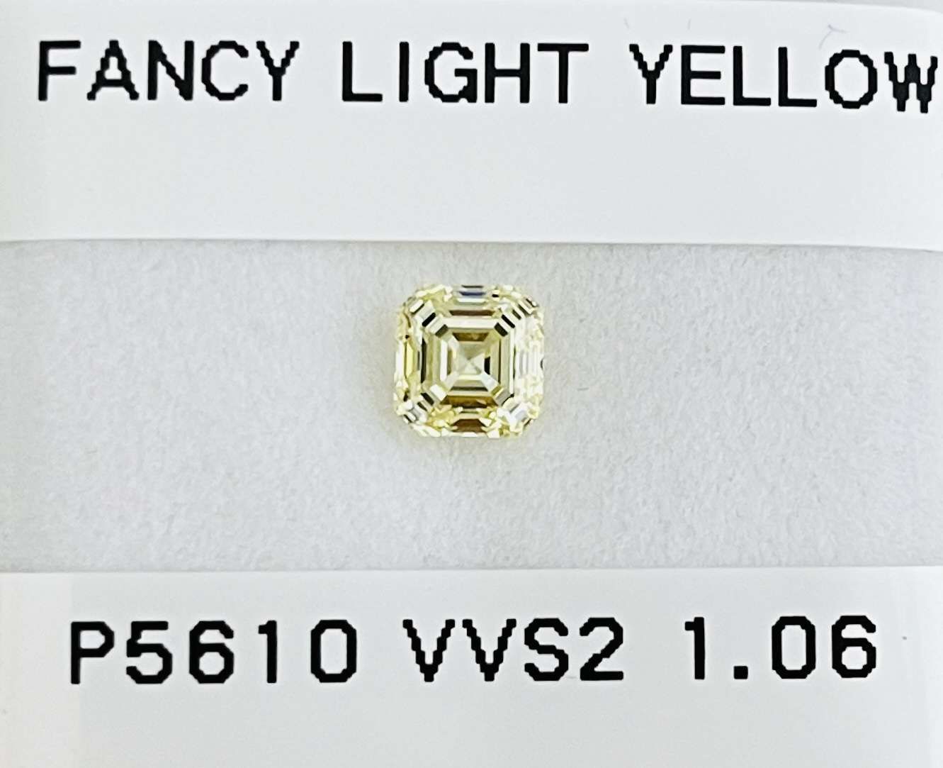 1.06ct  VVS2 ASSCHER