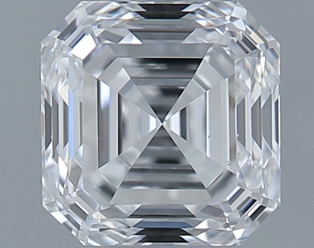 0.51 ct Přírodní Asscher D SI1