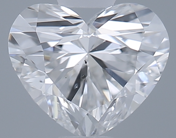0.37 ct Přírodní Heart F SI1