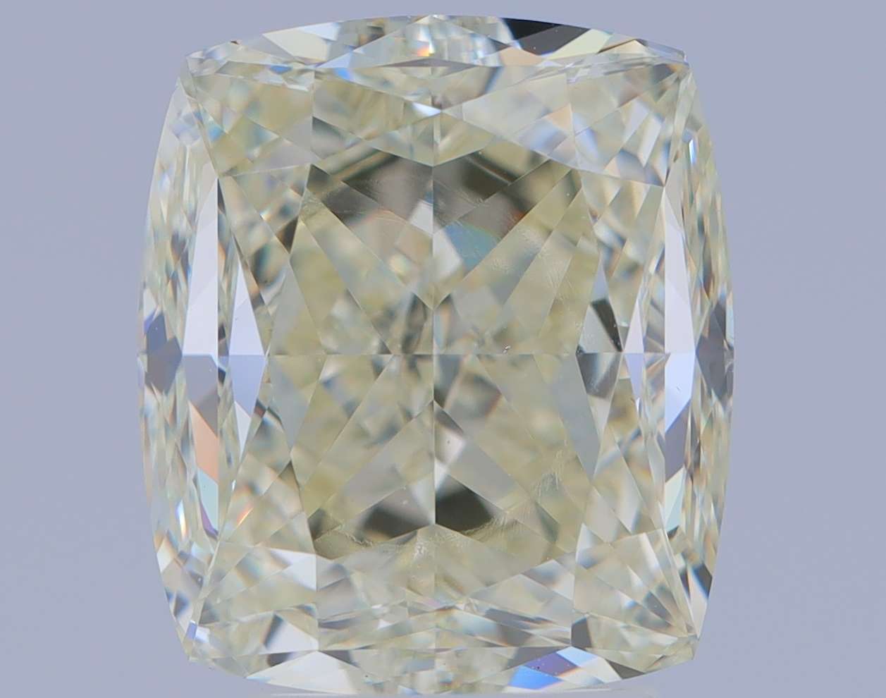 5.02 ct Přírodní Cushion S-T VS1