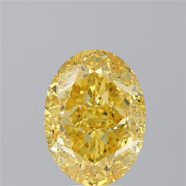 6.03 ct Přírodní Barevný Oval FC VVS2