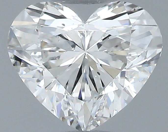 0.51 ct Přírodní Heart F SI1