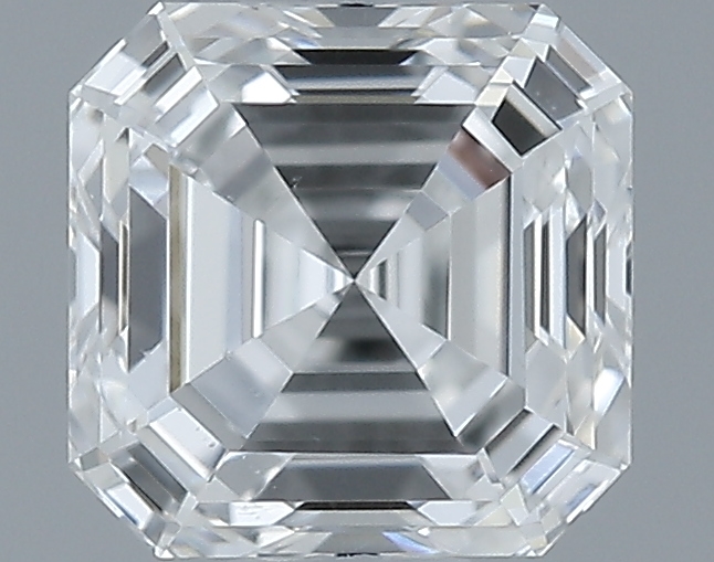 0.5 ct Přírodní Asscher F SI1