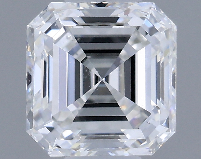 0.5 ct Přírodní Asscher F SI1
