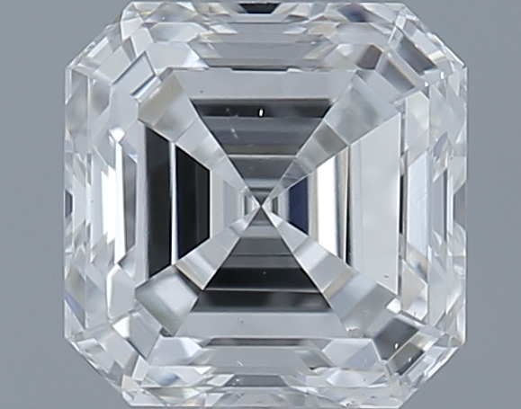 0.5 ct Přírodní Asscher F SI1