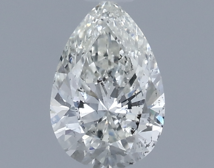 0.38 ct Přírodní Pear J I1