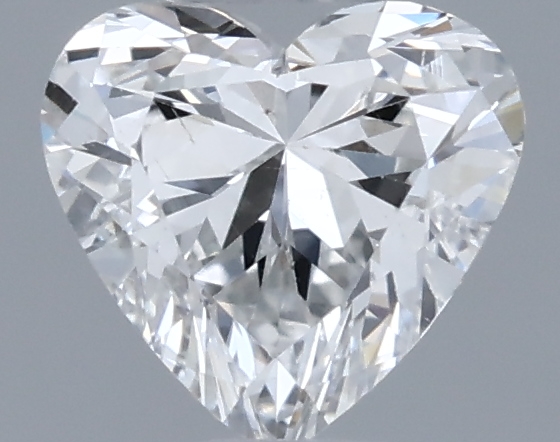 0.36 ct Přírodní Heart F SI1