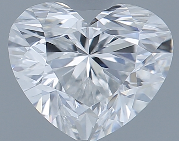 0.35 ct Přírodní Heart F SI1