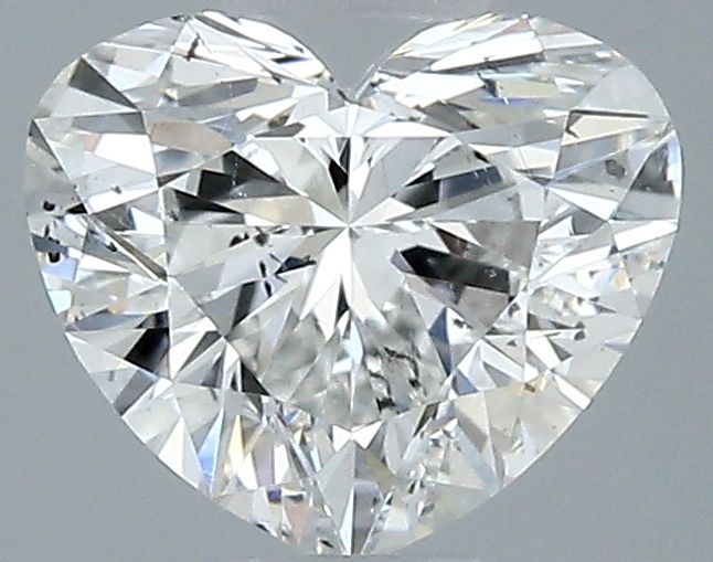 0.51 ct Přírodní Heart F SI1