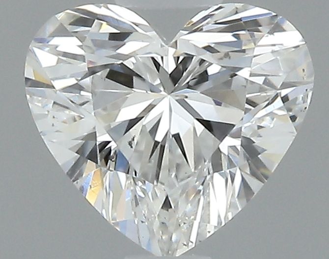 0.51 ct Přírodní Heart F SI1