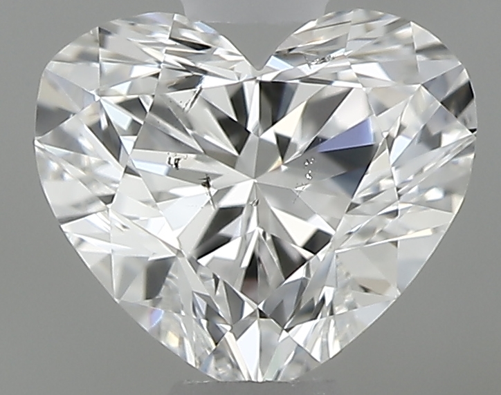0.42 ct Přírodní Heart F SI1