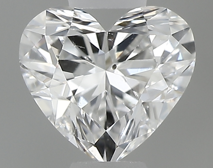 0.38 ct Přírodní Heart F SI1