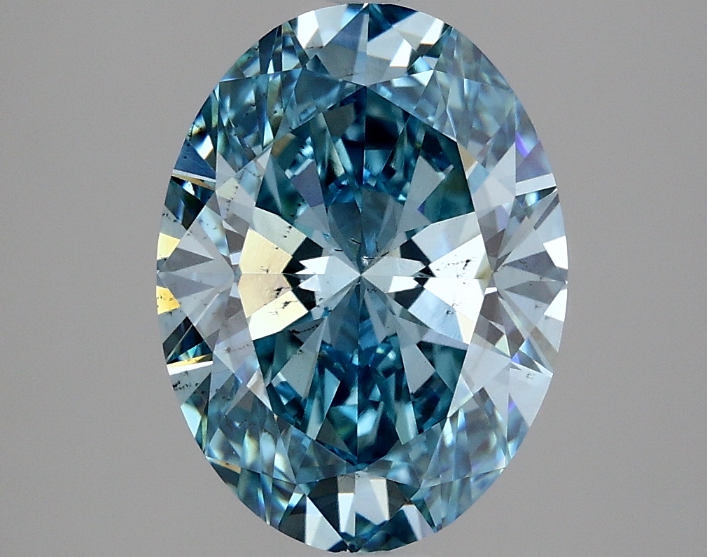 2.97ct FANCY SI1 OV