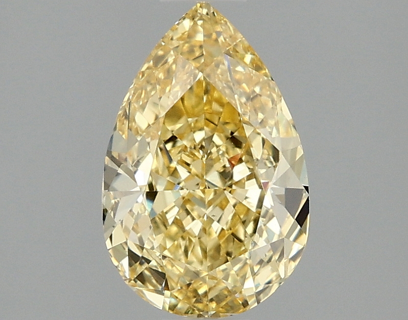 1.57 ct LabGrown Barevný Pear VS2