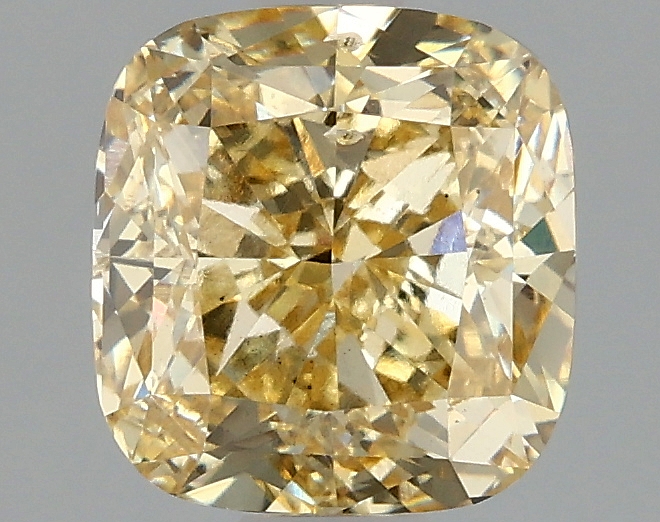 2 ct LabGrown Barevný Cushion SI1