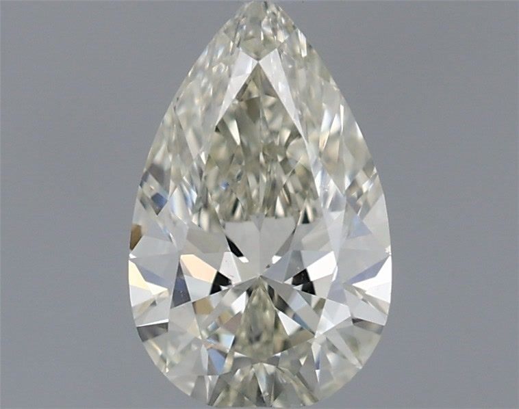 0.6 ct Přírodní Pear K SI1