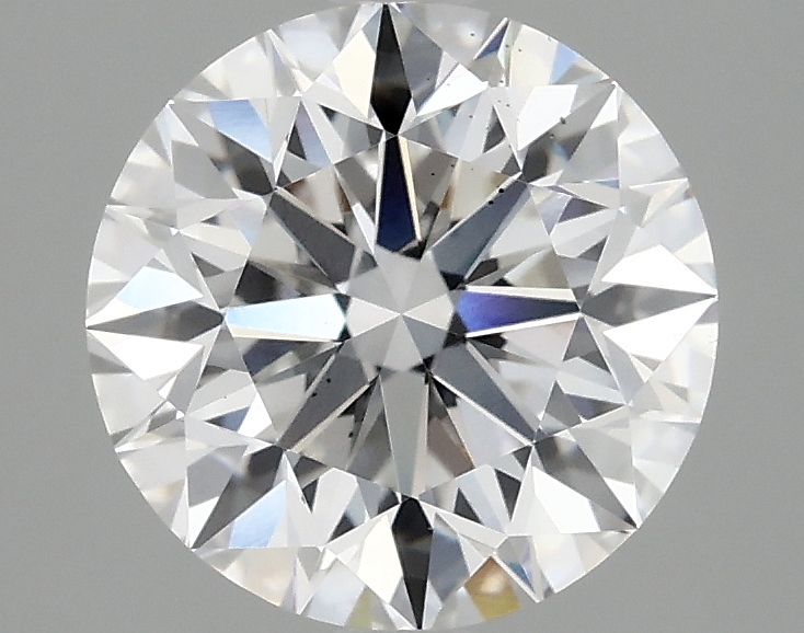 2.53 ct LabGrown Round brilliant E SI1