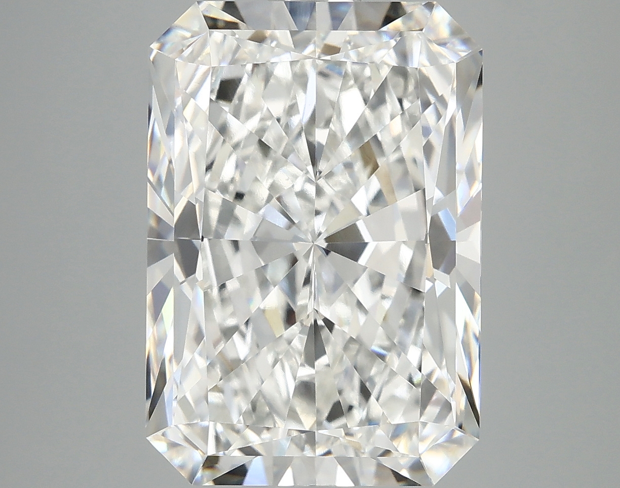 7.82 ct LabGrown Radiant F VVS2