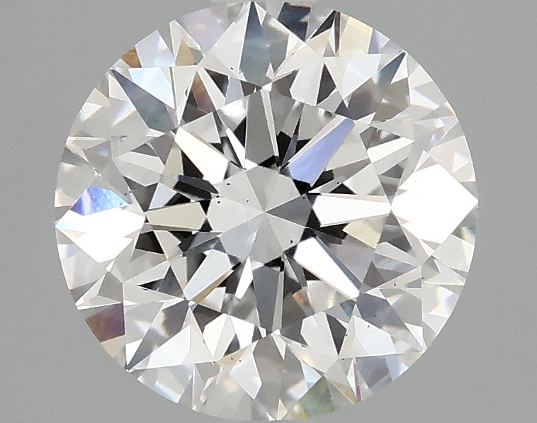 2.54 ct LabGrown Round brilliant E SI1