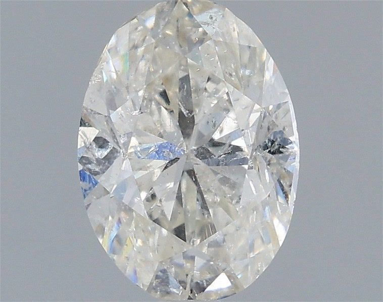 1 ct Přírodní Oval F I1