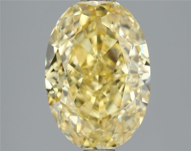 3.03ct FANCY 
VIVID 
YELLOW VS1 OVAL