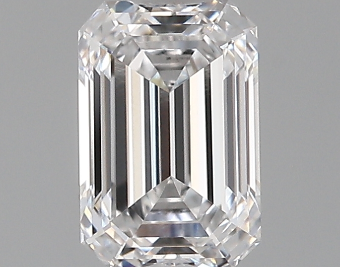 1.11 ct LabGrown Emerald D VVS1