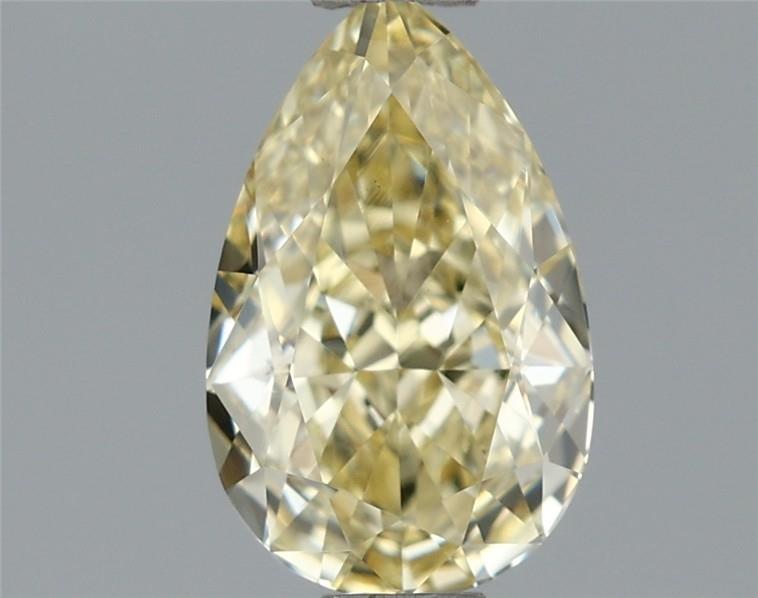 1.05ct Fancy Intense Yellow VS1 PEAR MODIFIED BRILLIANT