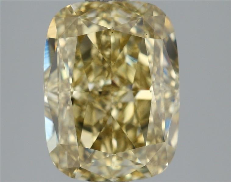3.02ct Fancy Intense Yellow VS1 CUSHION